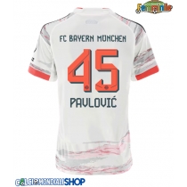 Maglie da calcio Bayern Munich Aleksandar Pavlovic #45 Seconda Maglia Femminile 2025-26 Manica Corta